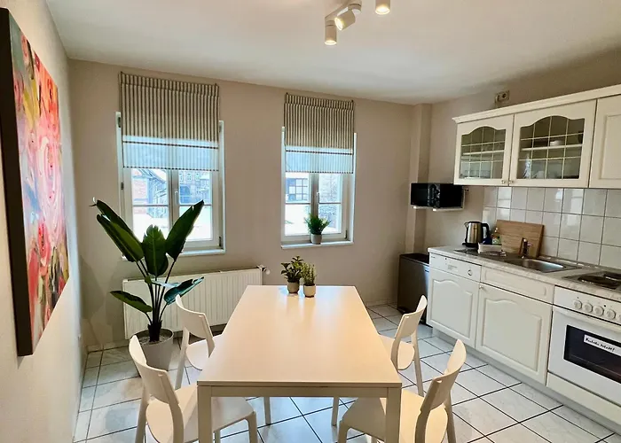 Gina - Apartmenthaus Im Zentrum Von מלון דירות קדלינבורג